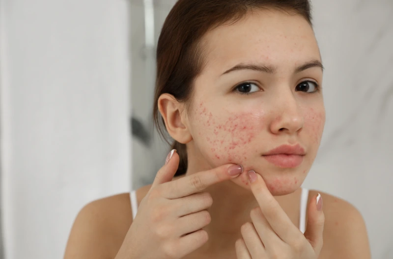 how long does It take for stress acne to go away