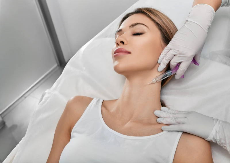 signs of an aging neck